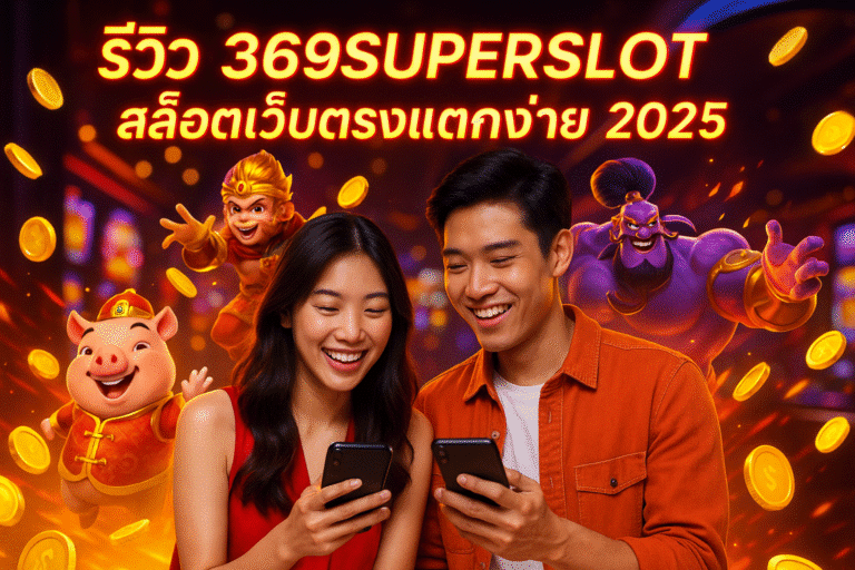 รีวิว 369SUPERSLOT สล็อตเว็บตรงแตกง่าย 2025